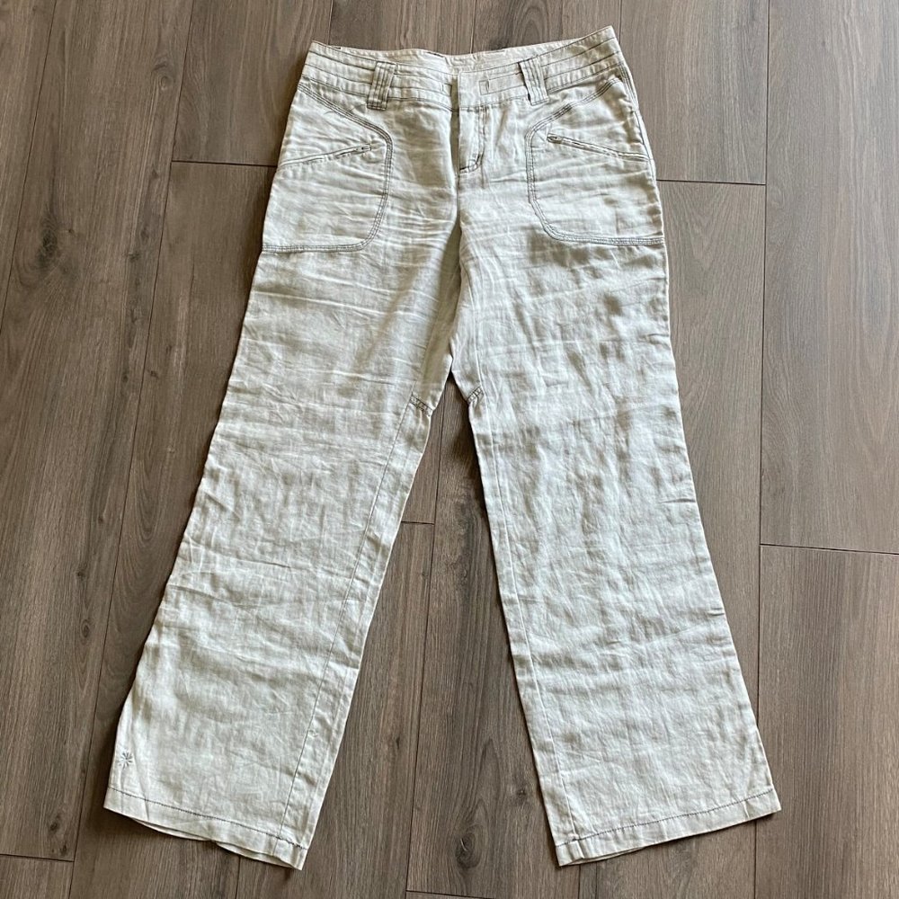 Athleta 100% Linen Pants